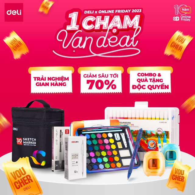 Văn Phòng Phẩm Deli - Thương hiệu hàng đầu trên sàn thương mại điện tử Shopee - Ảnh 2.