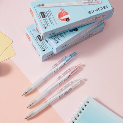 Bút gel bấm siêu trơn Deli EG575 - Viết êm ái tựa như lướt trên mây