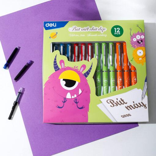 Bút máy học sinh Deli CQ896 - Trọng lượng siêu nhẹ phù hợp cho bé