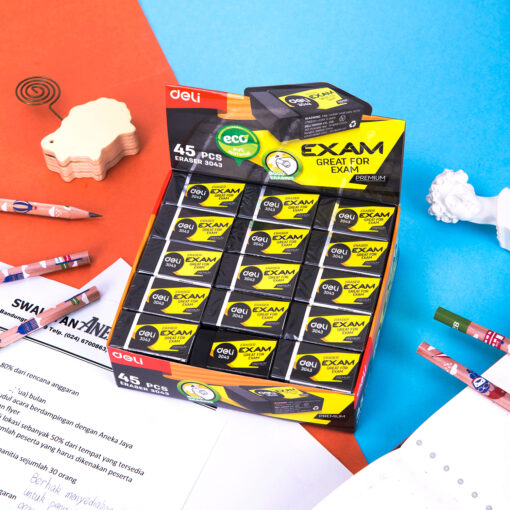 Tẩy đen Deli E3043 - Tẩy sạch siêu tốc không lộ vết bẩn trên gôm