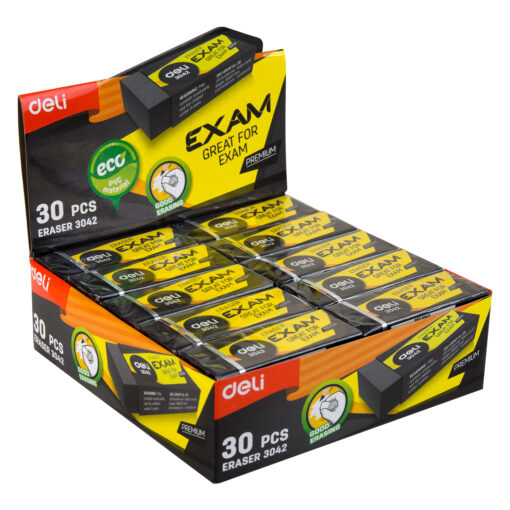 Tẩy cao cấp Deli E3042 - Hiệu suất tẩy sạch vết chì đậm vượt trội