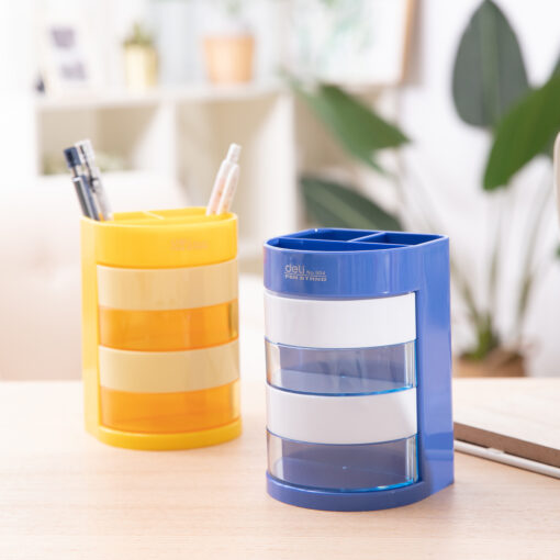 Hộp cắm bút Deli E904 - Lưới sắt bền bỉ thiết kế thoáng khí