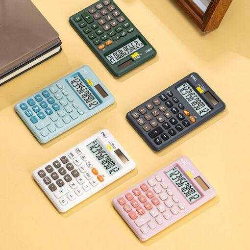 Máy tính bỏ túi Deli EM120 - Nhỏ gọn tiện lợi mang đi mọi nơi