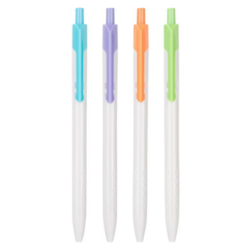 Bút bi dầu Deli EQ03236 - Đầu ngòi bền bỉ kết hợp dòng mực êm ái