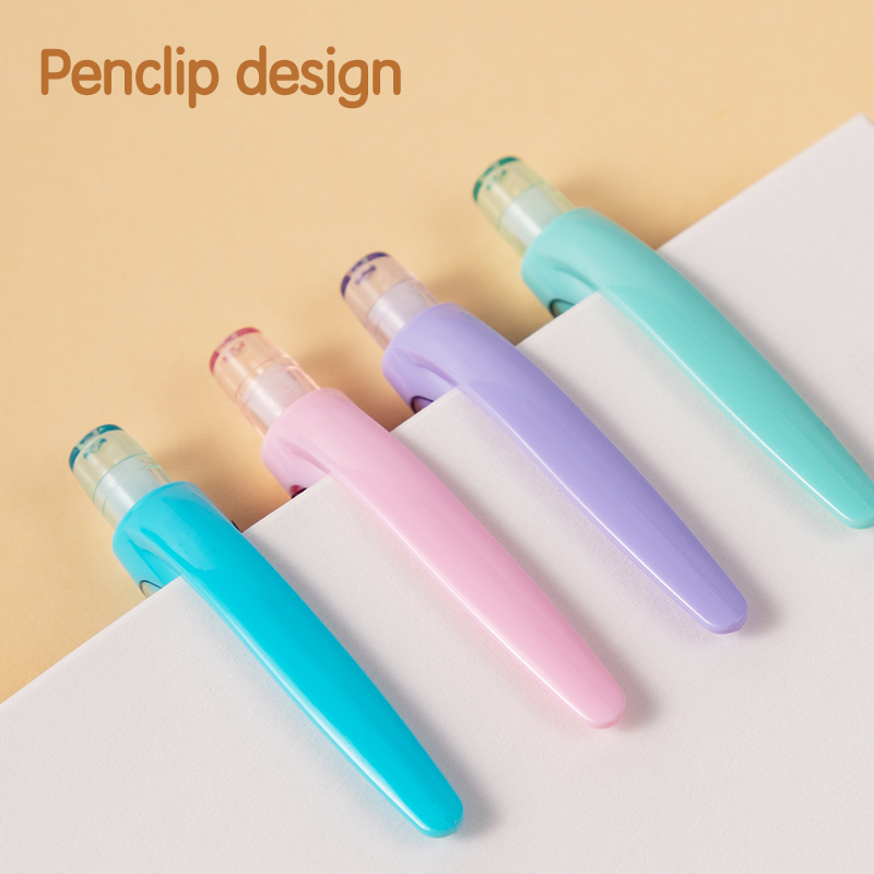 Bút bi bấm Deli EQ41-BL - Cơ chế bấm tiện lợi nét viết đậm đà - Ảnh 3