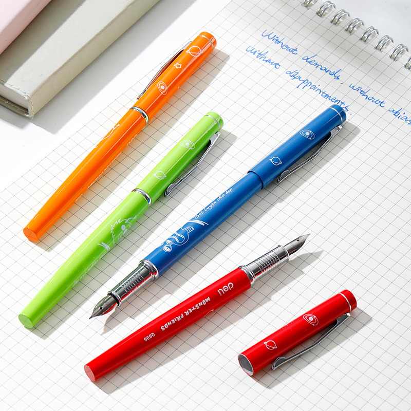 Bút máy học sinh Deli CQ896 - Trọng lượng siêu nhẹ phù hợp cho bé - Ảnh 3