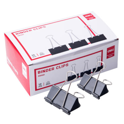 Kẹp bướm 51mm Deli E38561 - Lò xo thép đàn hồi tốt kẹp dày tài liệu