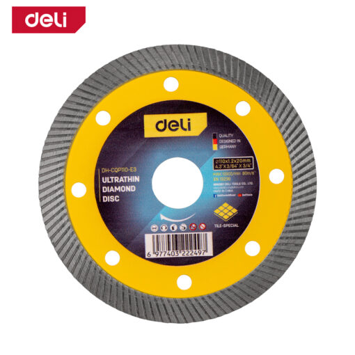 Lưỡi cắt đa năng răng nhuyễn Deli EDH-CQP110-E3 - Đường cắt mịn màng không gây mẻ cạnh