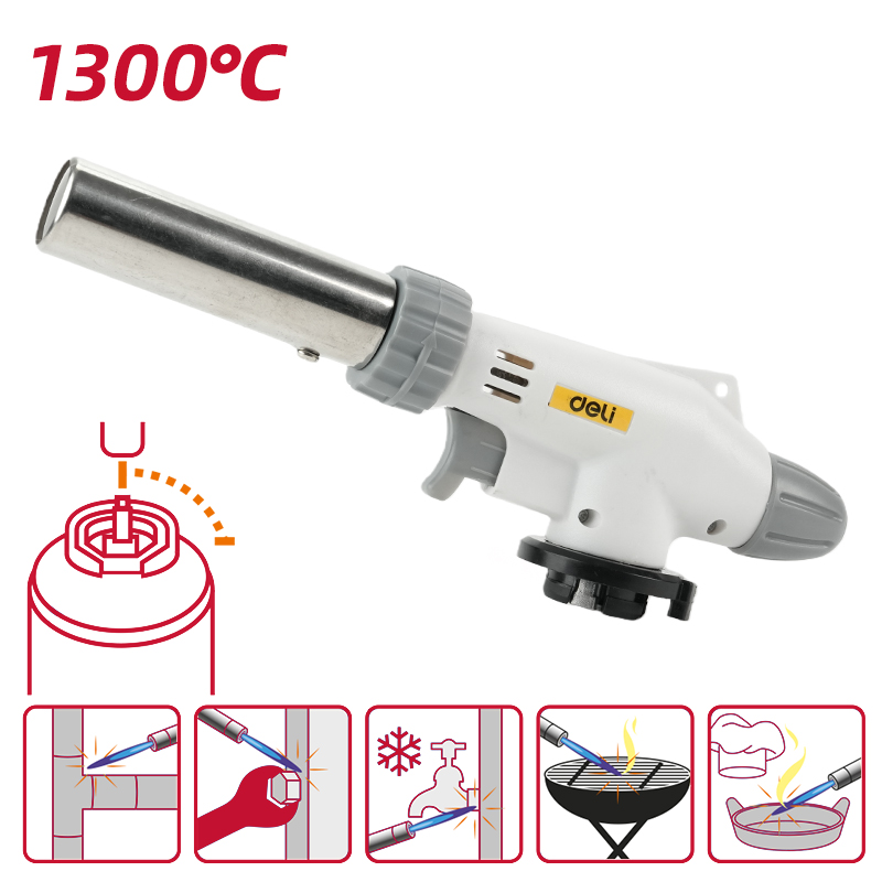 Đầu khò gas Deli EDL-PHQ02 - Lửa mạnh ổn định chịu nhiệt cao - Ảnh 2