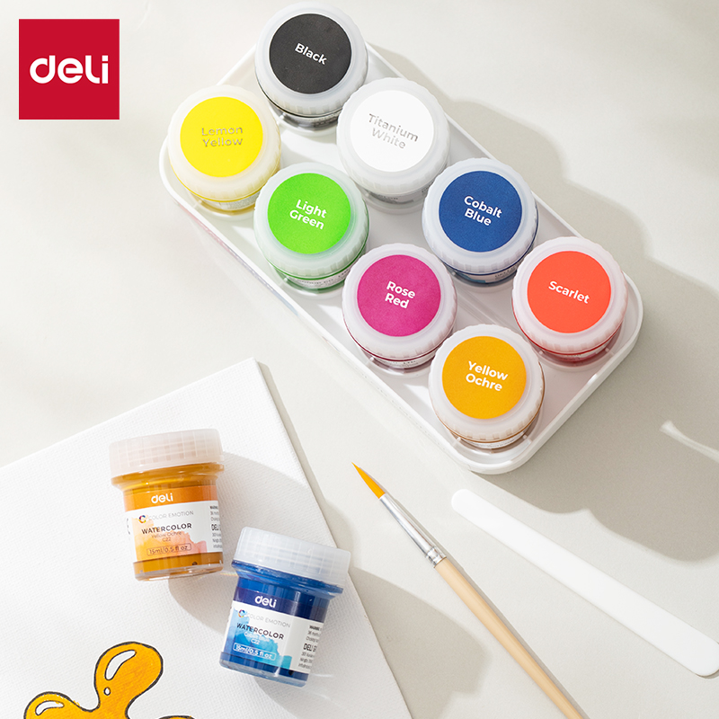 Màu nước Emotion Deli EC22 - Dạng tuýp tiện lợi màu loang tự nhiên - Ảnh 3