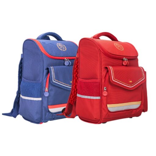 Cặp sách học sinh Deli B19 - Đệm lưng thoáng khí giảm áp lực lên vai bé