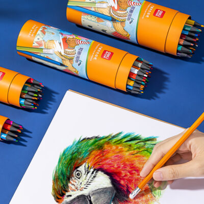 Bút chì màu nhựa xóa được Deli 7073 - Sáng tạo không giới hạn với khả năng xóa sạch