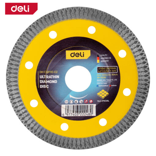 Lưỡi cắt đa năng đuôi cá Deli EDH-CQP110-E2 - Thoát phôi nhanh cắt gạch đá sắc bén
