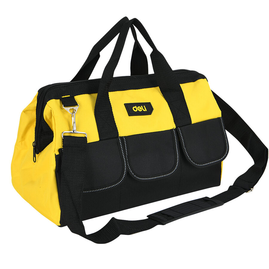 Túi đựng dụng cụ Deli EDL430016 - Vải Oxford chống thấm đáy nhựa cứng chịu tải trọng lớn