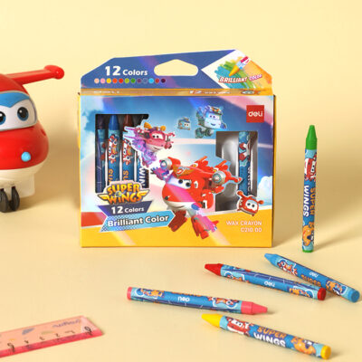 Bút sáp màu Deli EC21000 - Màu mịn mượt an toàn cho bé tập tô