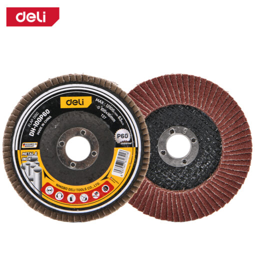 Nhám xếp 100mm Deli EDH-100P60 - Mài mòn hiệu quả bề mặt láng mịn