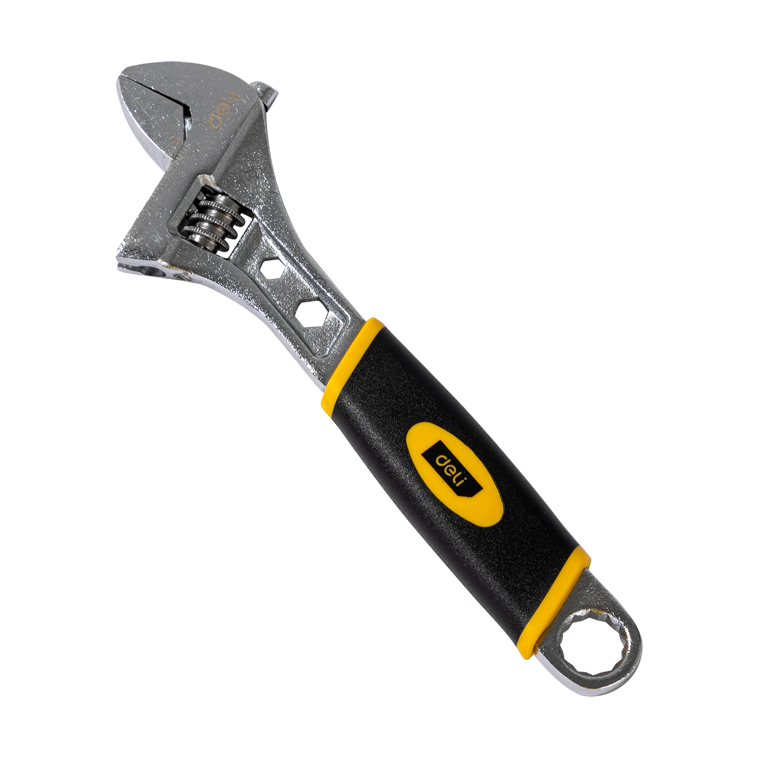 Mỏ lết cán bọc Deli EDL30108 - Tay cầm bọc cao su êm ái chống trơn trượt dầu mỡ - Ảnh 3