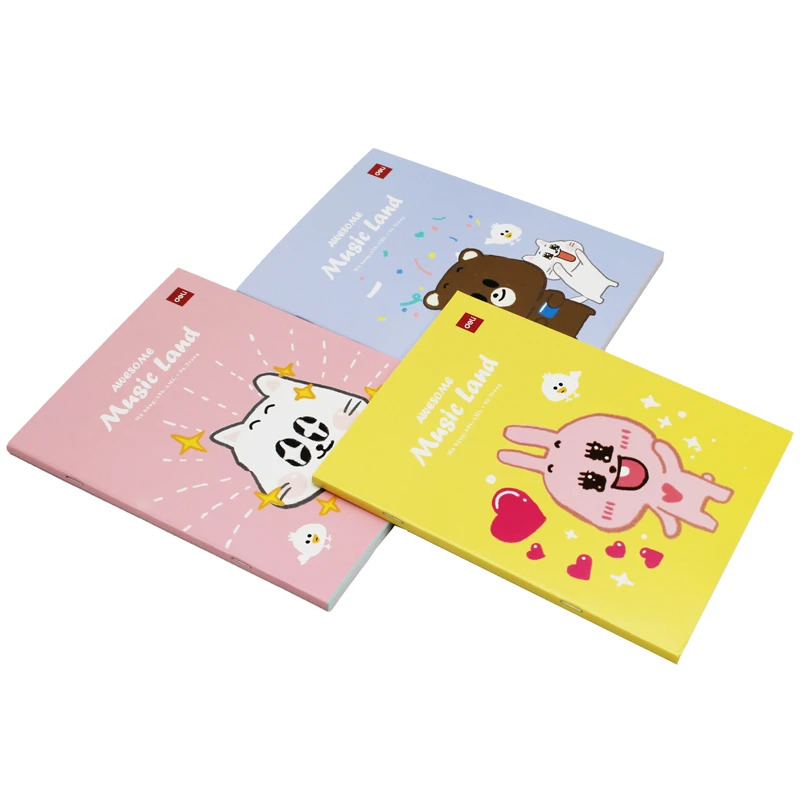 Vở học sinh 96 trang Deli CNA96 - Giấy trắng tự nhiên chống lóa mỏi mắt - Ảnh 5