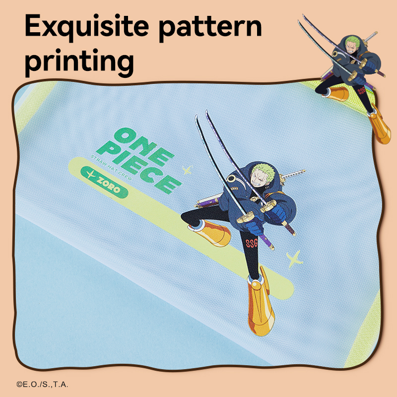 Túi tài liệu One Piece Deli EF287 - Họa tiết hoạt hình ấn tượng chất liệu chống thấm - Ảnh 2