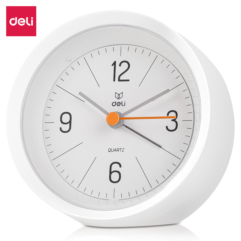 Đồng hồ để bàn Deli LE300 - Thiết kế tối giản kim trôi êm ái không gây ồn - Ảnh 3